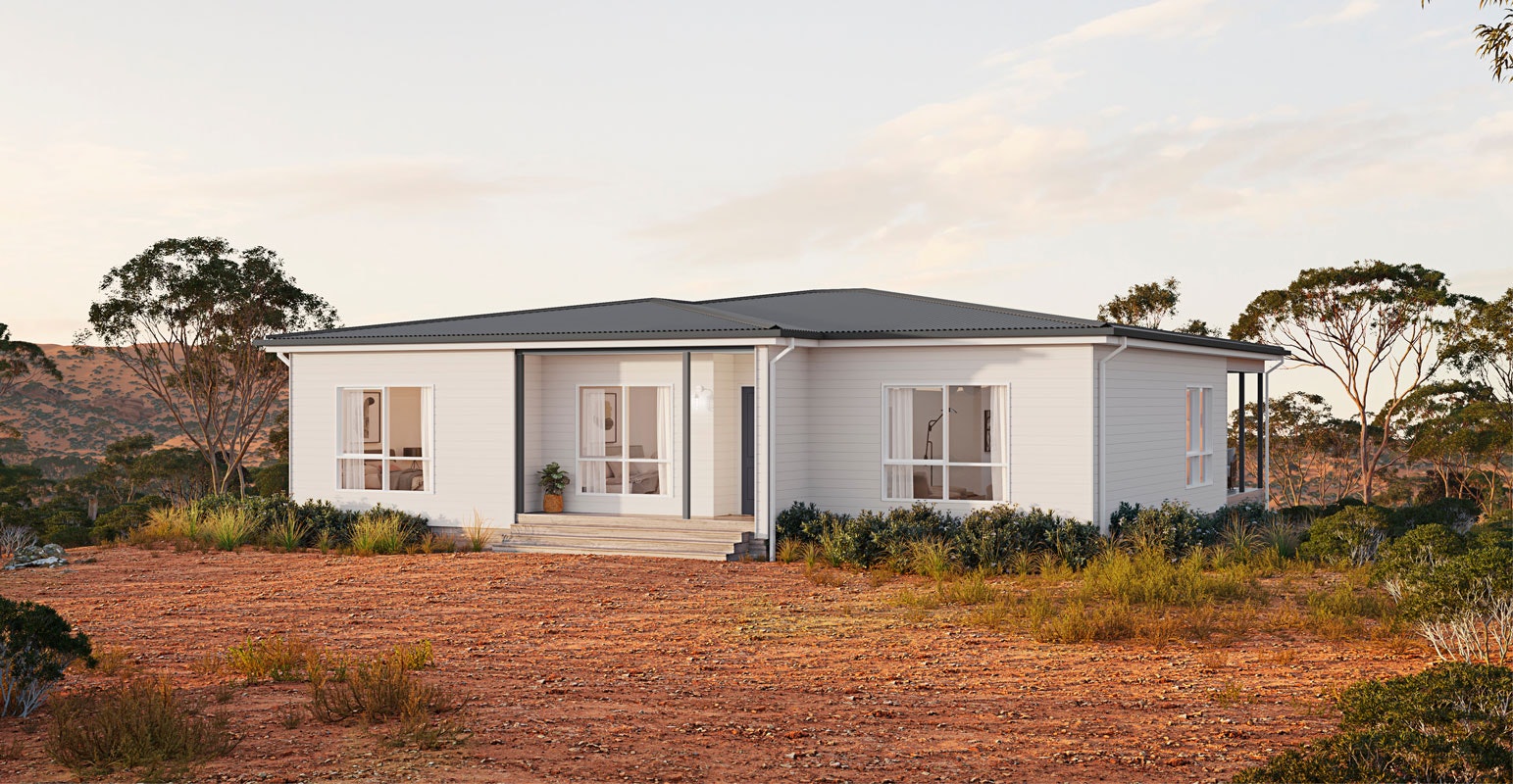 Akora Longreach Ranch Style 3-4 Bedroom Home Design Traditional Classic Facade